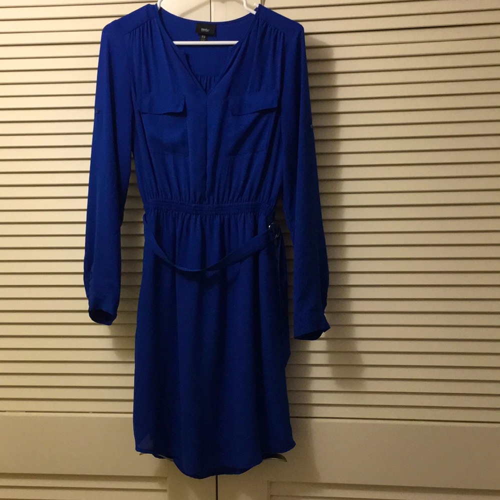 Blue Flowing Dress